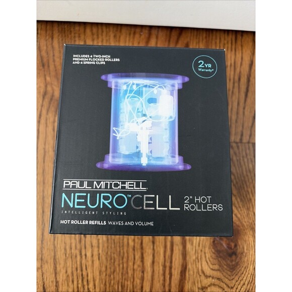 Paul Mitchell Nuero Cell 2” Hot Rollers Curlers 4 Flocked Rollers - Picture 1 of 4